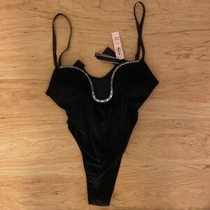 Victoria’s Secret Leotard w. rhinestones xs NWT